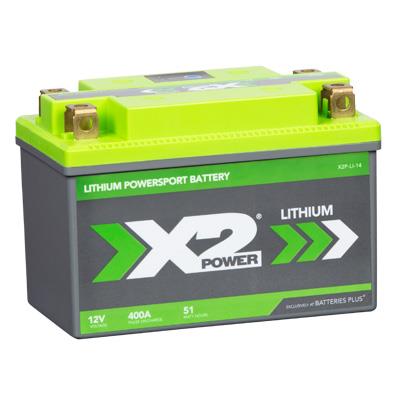 X2Power X2P14 400A Lithium Powersport Battery: Lightweight, Fast Cranking Power