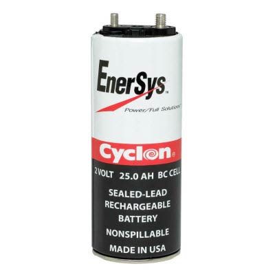 EnerSys Cyclon 2V 25AH AGM SLA Battery: Leakproof, High Performance, Long Life