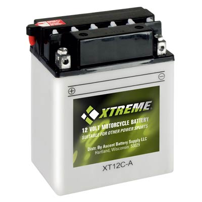 Xtreme 12V 165CCA Flooded Powersport Battery for ATVs Motorcycles – Reliable Starts