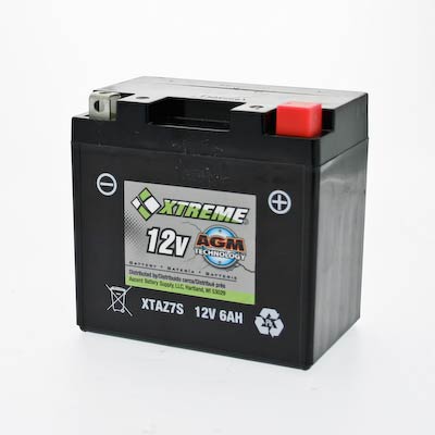 Xtreme Z7S 12V AGM Powersport Battery: High-Performance, Maintenance-Free, Spill-Proof
