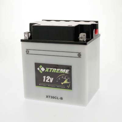 Xtreme 30CL-B 12V 330CCA Flooded Powersport Battery for ATV Motorcycle Snowmobile
