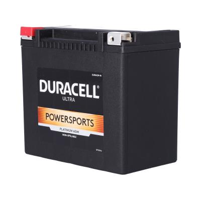 Duracell Ultra 16-B 12V 325CCA AGM Powersport Battery for Motorcycles ATVs