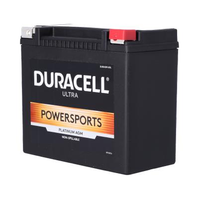Duracell Ultra 20HL-BS 12V 310CCA AGM Powersport Battery, Maintenance-Free