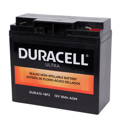Duracell Ultra 12V 18AH AGM Maintenance-Free Sealed Lead Acid F2 Battery