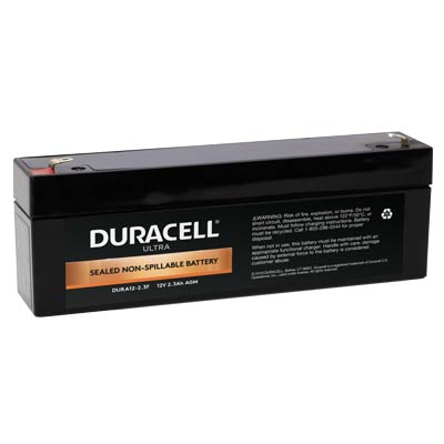 Duracell Ultra 12V 2.3Ah AGM Battery: Dependable F1 Terminal Backup Power
