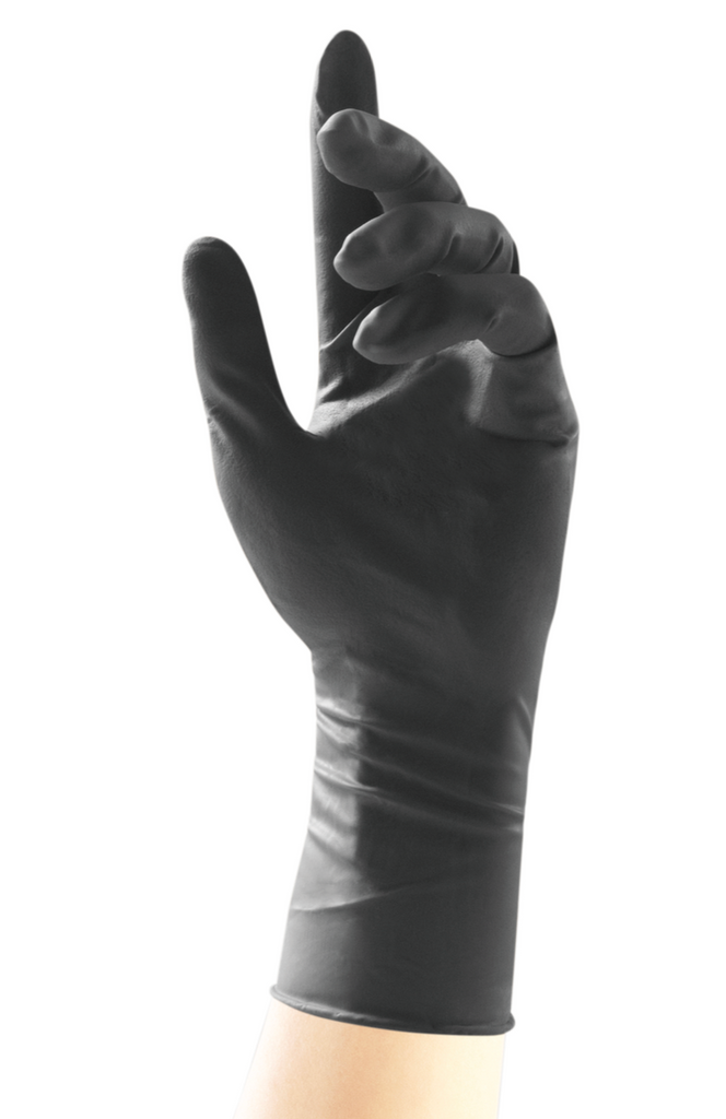 INTCO Black Nitrile Exam Glove, 5 mil Success