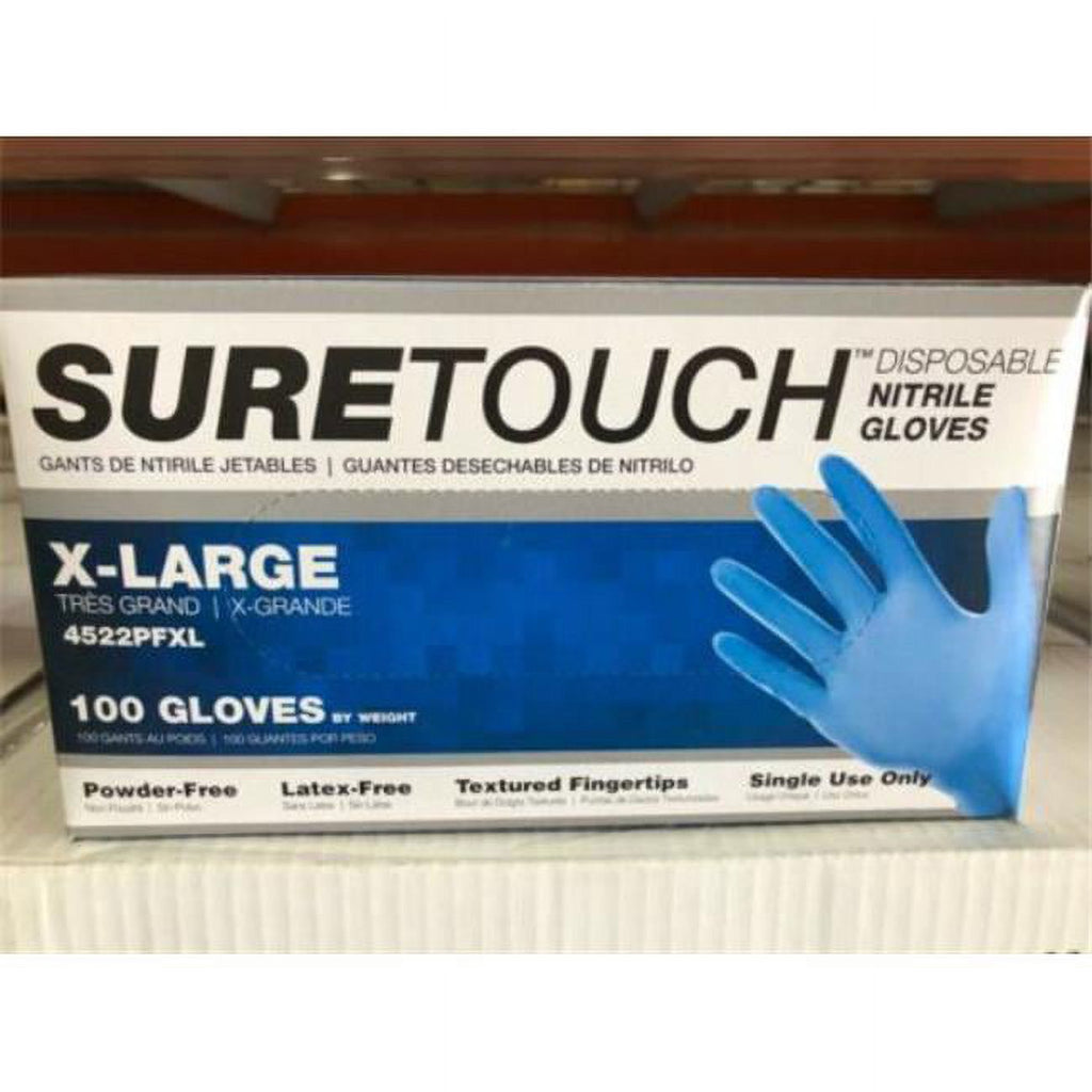 SureTouch Nitrile Disposable Gloves 4.5 mil C4522PFS