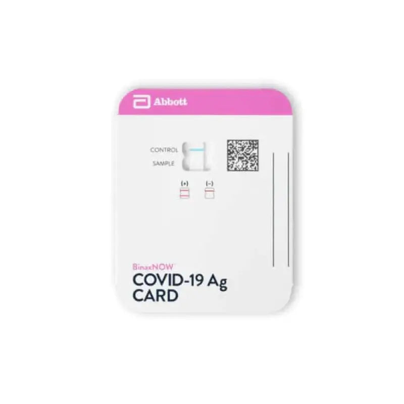 Abbott BinaxNOW Covid-19 Antigen Card Test - POC (Box of 40 tests) - Test Kits