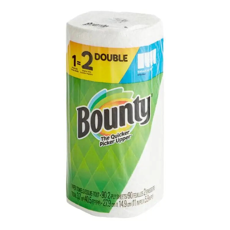 BOUNTY SELECT-A-SIZE PAPER TOWELS 2-PLY 90 SHEETS/ROLL 24 ROLLS/PACK (C-24490965)