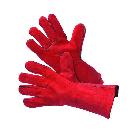 Major Gloves VZ-TG-31-4016DBKV Welding Gloves Red Leather Kevlar Stitching Large