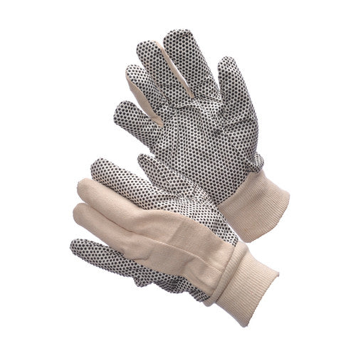 Mggloves 60-2680 Cotton Canvas Work Gloves with PVC Dots