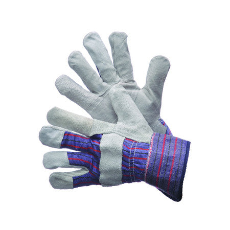 Major Gloves Full Feature Safety Gloves Starched Cuff Large
