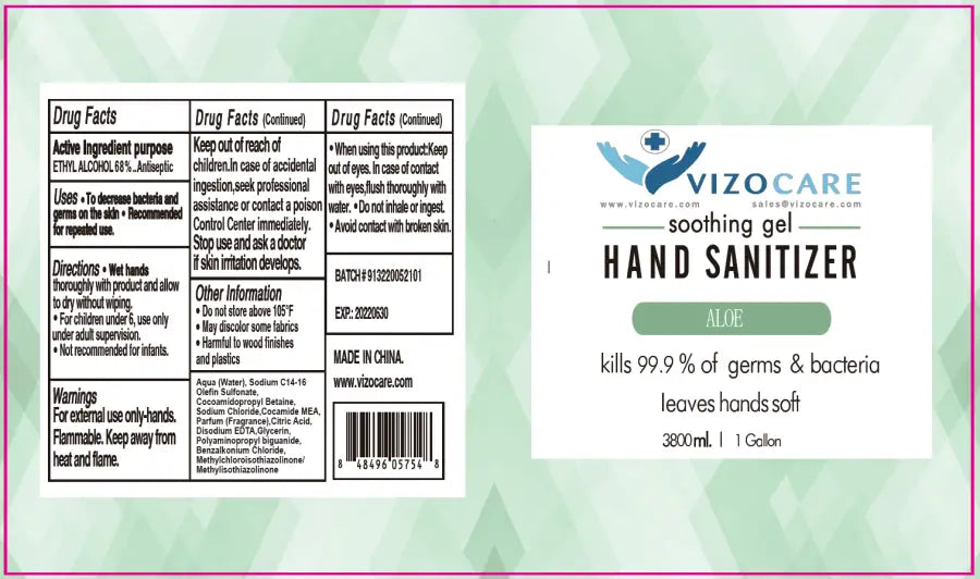 Gel Hand Sanitizer 1 Gallon (4 Gallons per case) - Hand Sanitizer