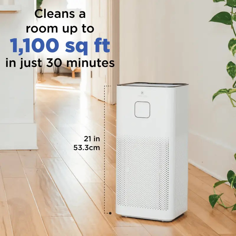 Medify MA-50 Air Purifier with H13 HEPA Filter 1100 sq ft Coverage - White - Air Purifier